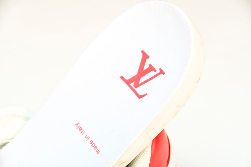 Louis Vuittоп Trainer Low Velcro Strap 'Red Mesh' - Image 16