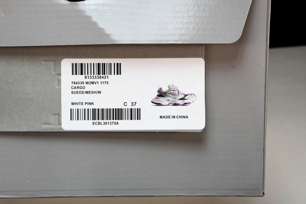 Cargo Sneaker 'White Pink' - Image 30