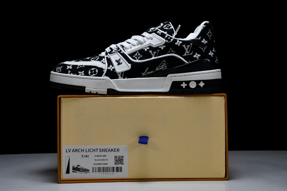 Louis Vuittоп Trainer Low 'Black Monogram Textile' - Image 24