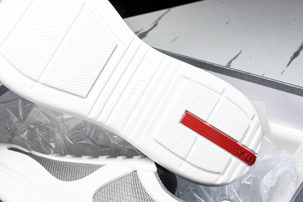 Prada America's Cup Sneaker Soft Rubber 'Cream White' - Image 28