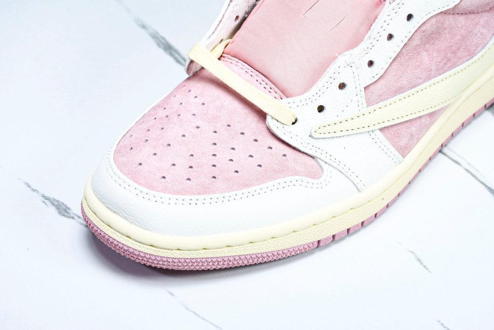 Travis Scott AJ1 Retro Low OG 'Shy Pink' - Image 9