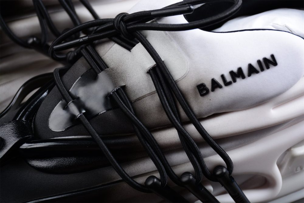 Balmain Unicorn Low-Top 'White Black Gradient' - Image 9