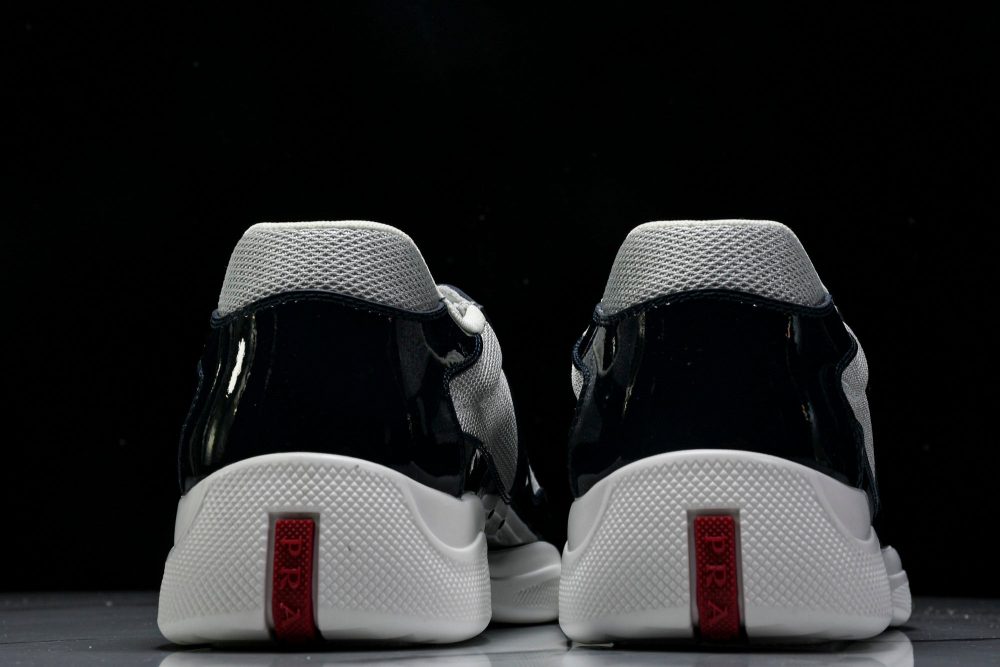 Prada America's Cup Sneaker 'Navy Blue Silver' - Image 7