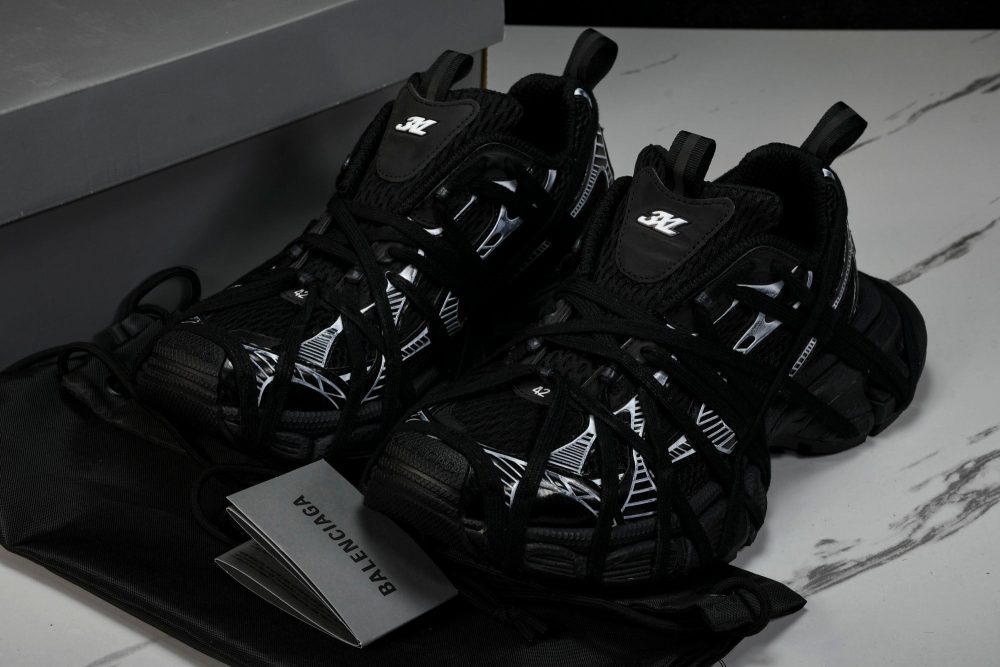3XL Sneaker Extreme Lace 'Black Silver' - Image 22