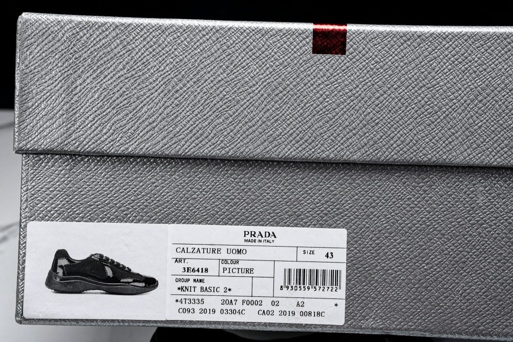 Prada America's Cup Sneaker 'Black' - Image 26