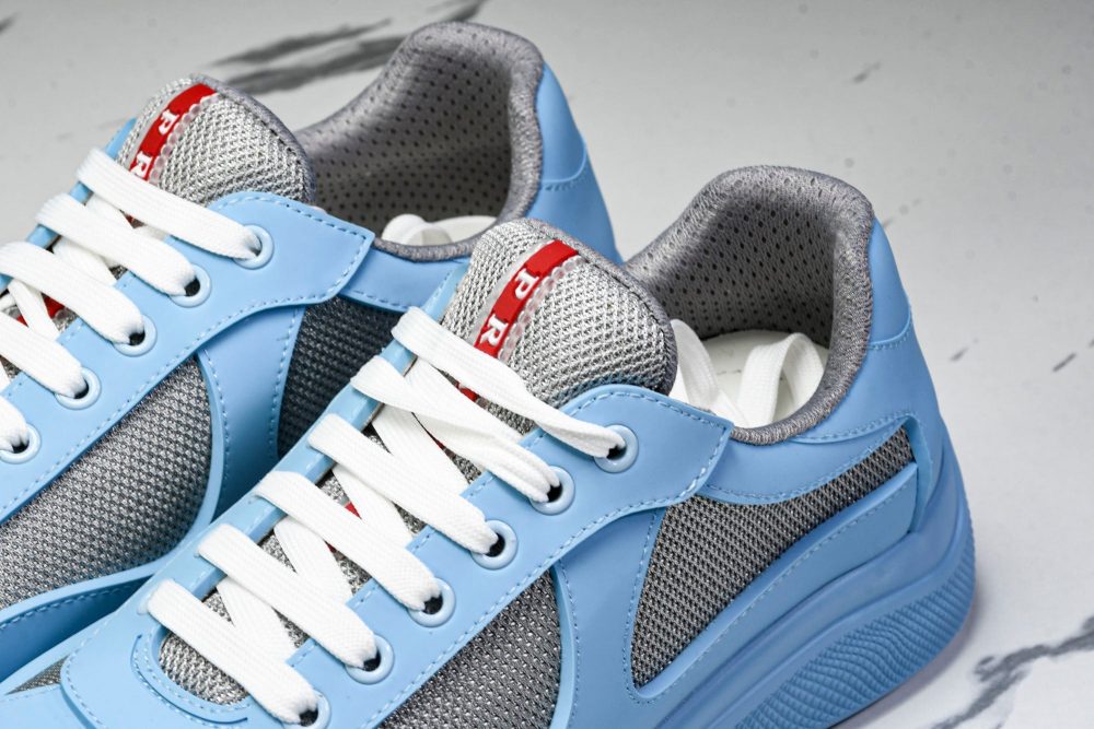 Prada America's Cup Sneaker Soft Rubber 'Light Blue' - Image 18