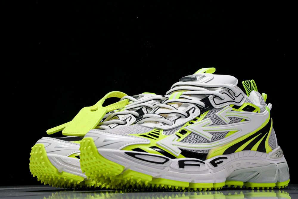 Off-White "Be Right Back" Sneaker 'White Fluorescent' - Image 2