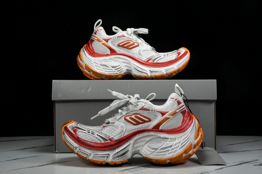 10XL Sneaker 'White Red Orange' - Image 24