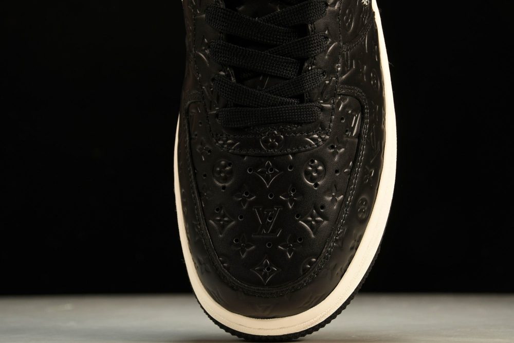 Louis Vuittоп x AF1 by Virgil Abloh 'Black' - Image 6
