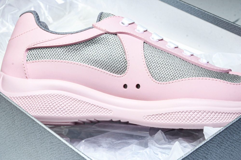 Prada America's Cup Sneaker Soft Rubber 'Pink' - Image 32