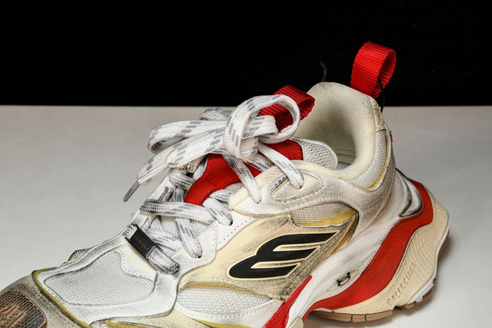 Cargo Sneaker 'White Red' - Image 10