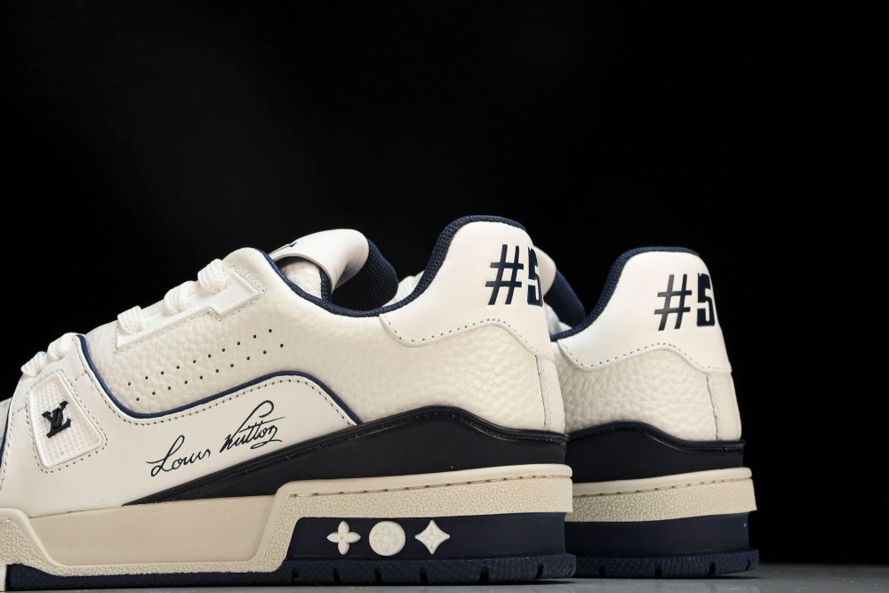 Louis Vuittоп Trainer Low 'Signature White Marine' - Image 8