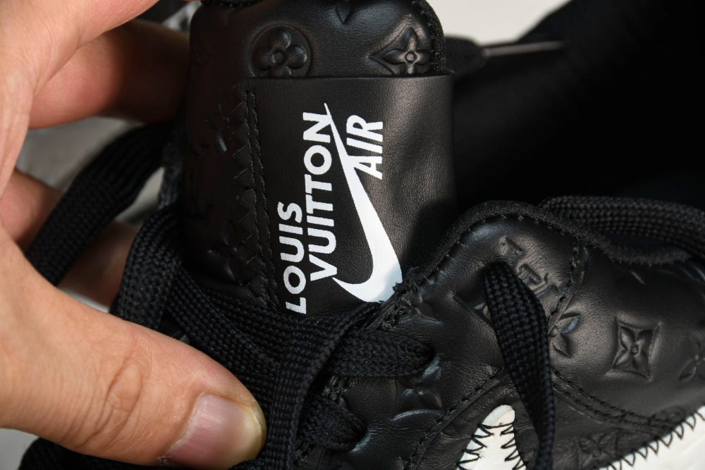 Louis Vuittоп x AF1 by Virgil Abloh 'Black' - Image 12