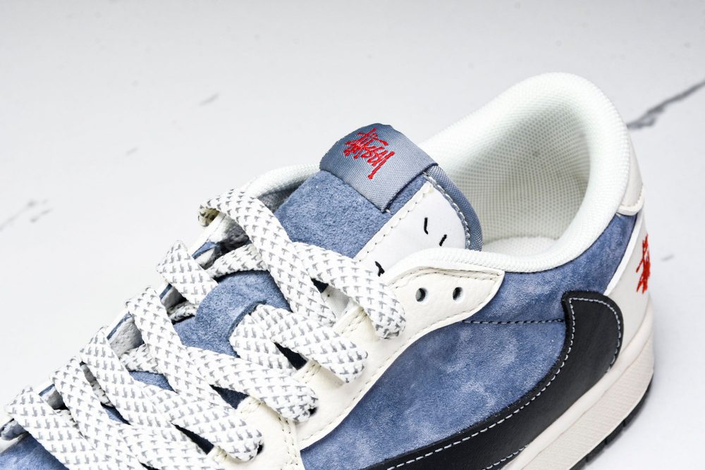 Travis Scott AJ1 Low x Stussy 'Playstation' (Custom) - Image 10
