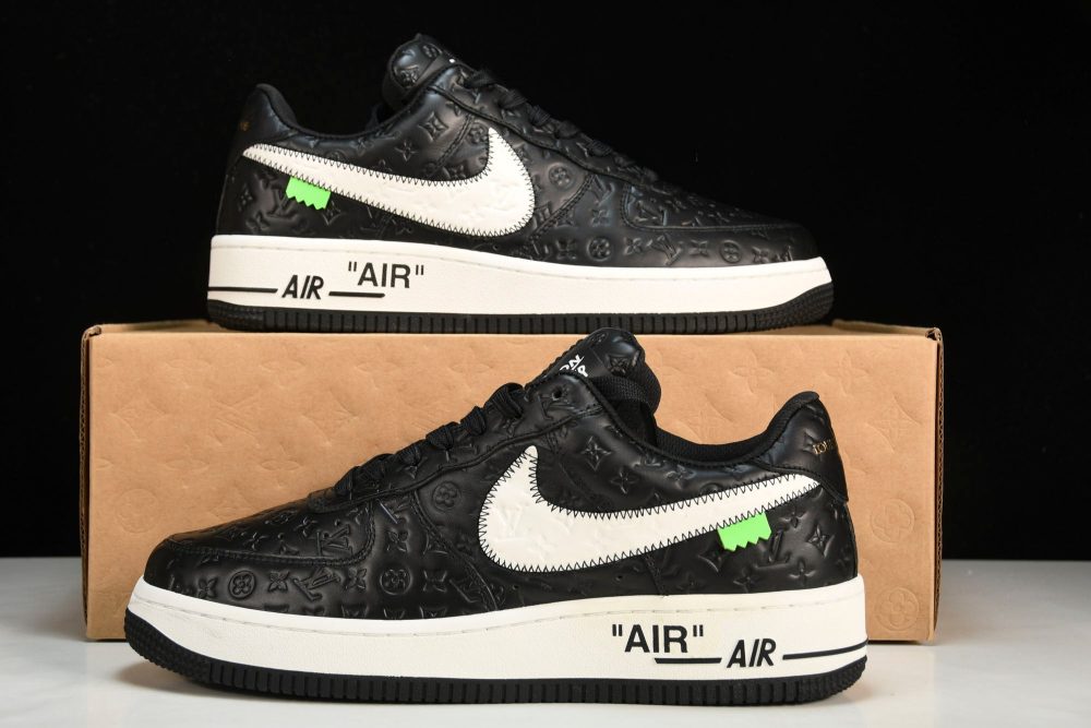 Louis Vuittоп x AF1 by Virgil Abloh 'Black' - Image 28