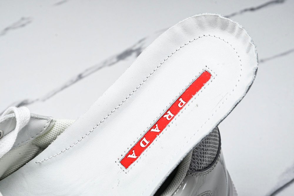 Prada America's Cup Sneaker 'Pearl Silver' - Image 13