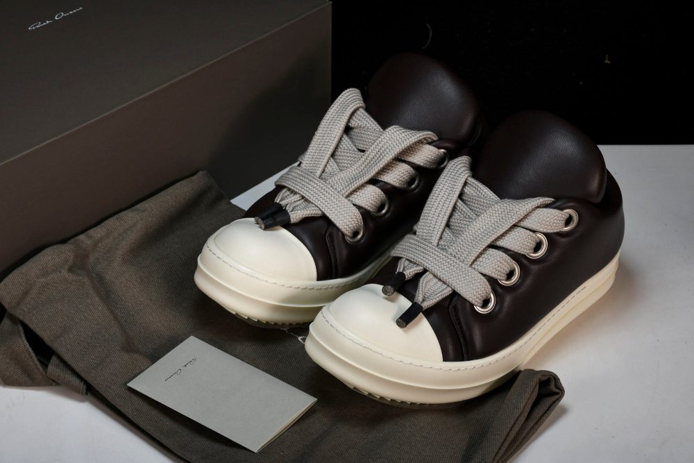 Rick Owens Luxor Jumbo Lace Padded Low 'Black' - Image 20