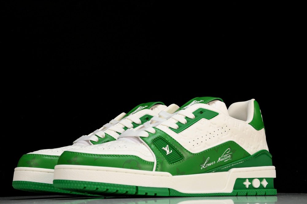 Louis Vuittоп Trainer Low 'Signature Green' - Image 2