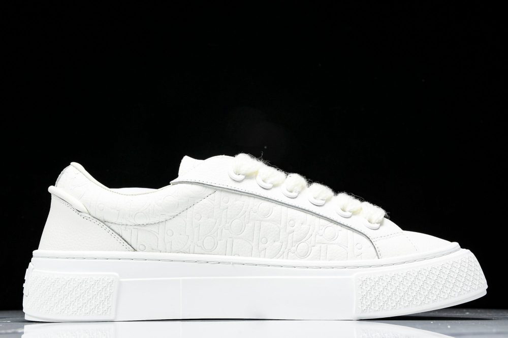 D1or B33 Gravity Leather 'Oblique Triple White' - Image 3