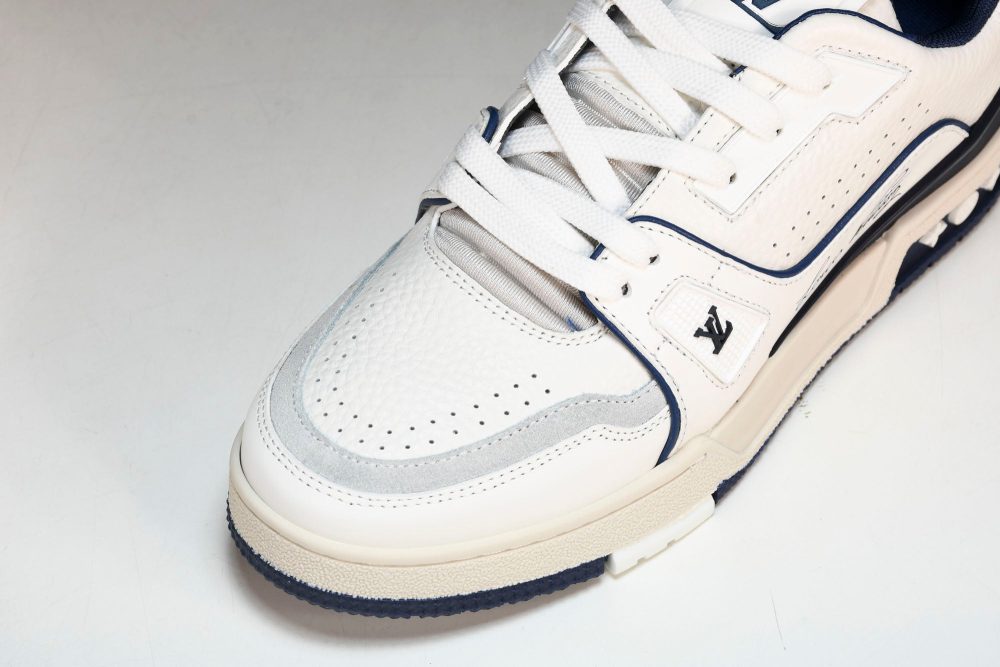 Louis Vuittоп Trainer Low 'Signature White Marine' - Image 9