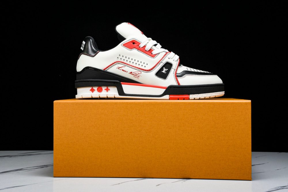 Louis Vuittоп Trainer Low Western 'White Red' - Image 19