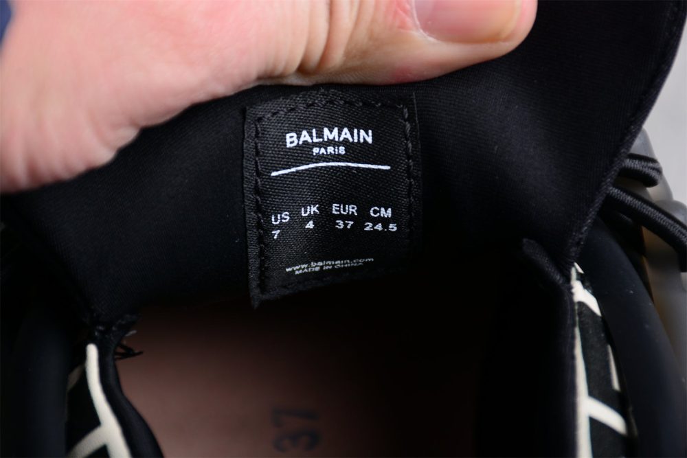 Balmain Unicorn Low-Top 'Ivory Black' - Image 15
