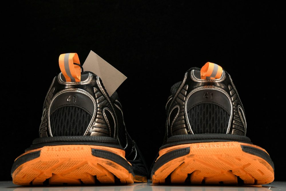 3XL Sneaker 'Black Orange Grey' - Image 7