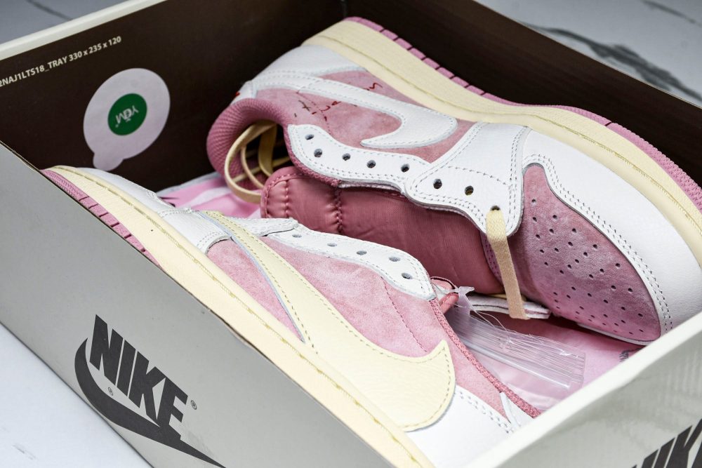 Travis Scott AJ1 Retro Low OG 'Shy Pink' - Image 22