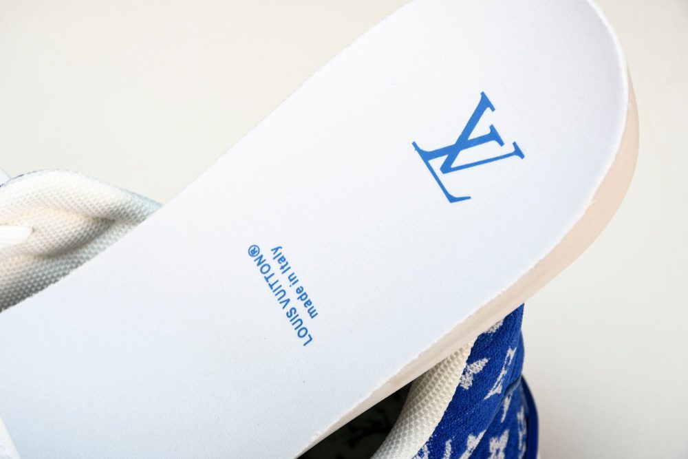 Louis Vuittоп Trainer Low 'Blue Monogram Textile' - Image 14