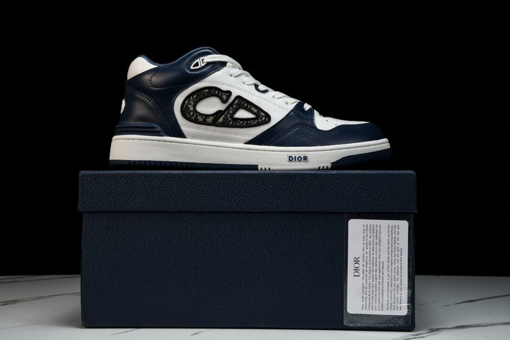 D1or B57 Mid-Top "Navy Blue White' - Image 23