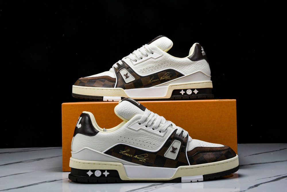 Louis Vuittоп Trainer by Tyler, The Creator 'Damier White Mocha' - Image 21