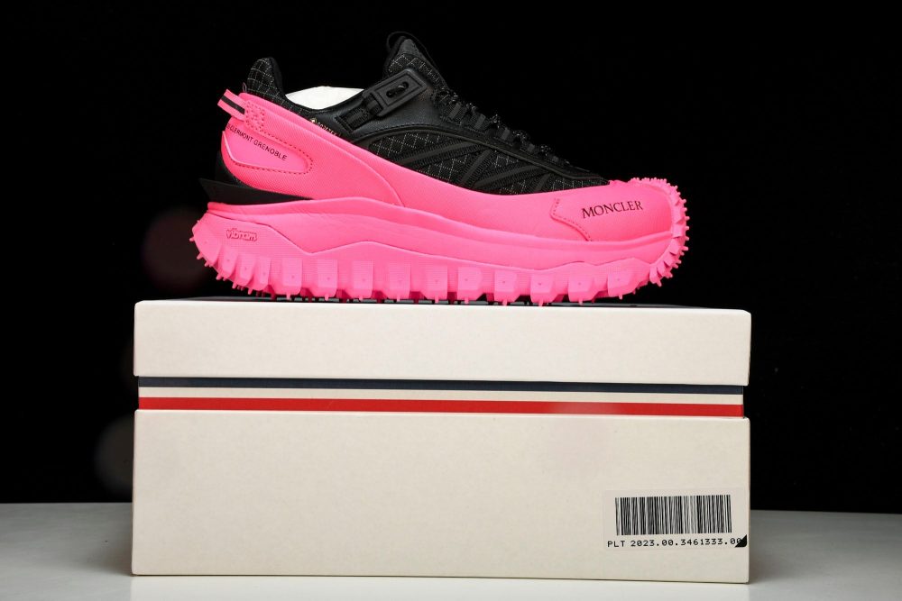 Moncler Trailgrip GTX 'Pink Black' - Image 23