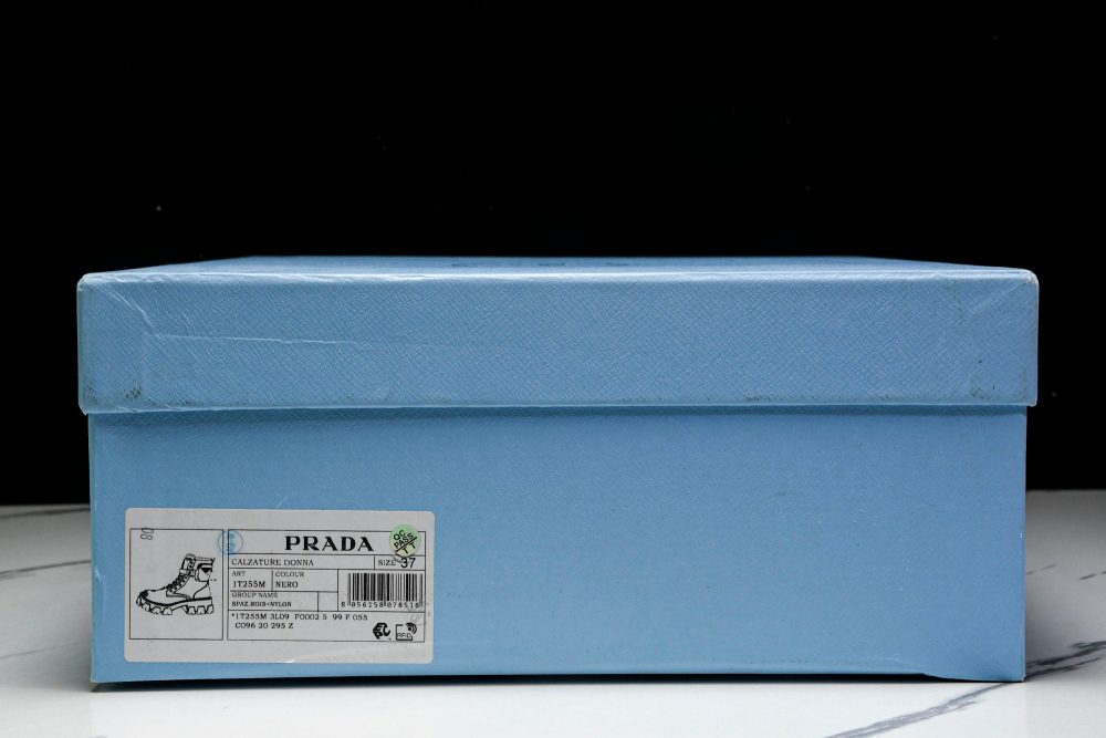 Prada Monolith Boots with Pouch 'Black' - Image 21