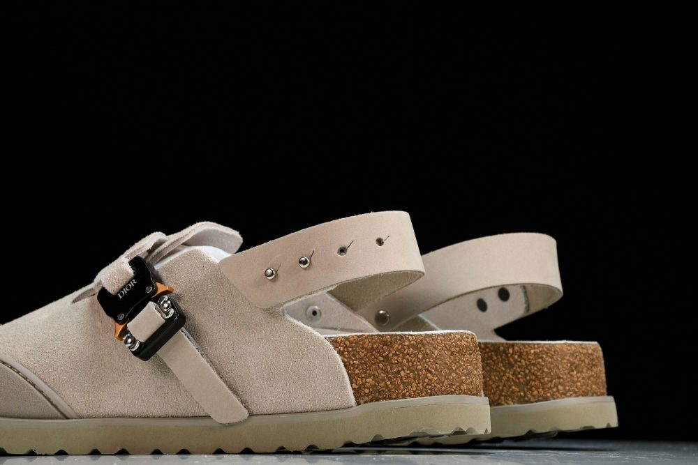 Birkenstock x D1or Tokio Mule Calfskin 'Greige' - Image 8