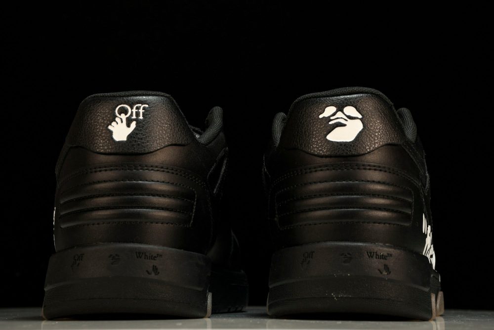 Off-White Out Of Office OOO Low Top "For Walking" - Black White - Image 7