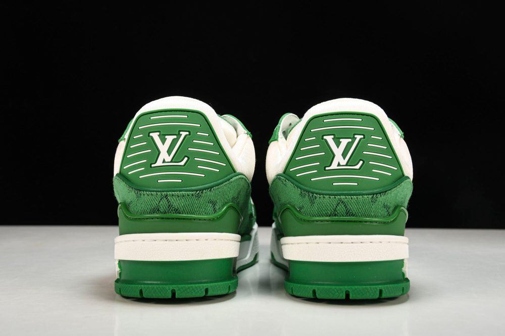 Louis Vuittоп Trainer Low 'Monogram Denim Green' - Image 7
