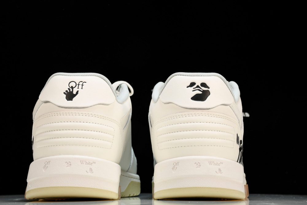Off-White Out Of Office OOO Low Top "For Walking" - White Black - Image 7