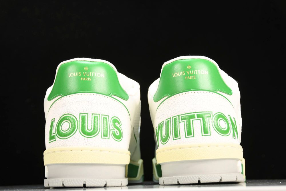 Louis Vuittоп Trainer Low Velcro Strap 'Green Mesh' - Image 7