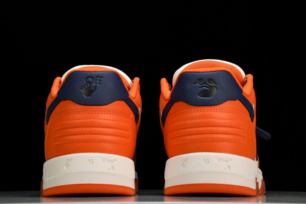 Off-White Out Of Office OOO Low Top 'Orange White Blue' - Image 7