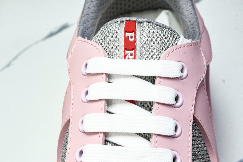 Prada America's Cup Sneaker Soft Rubber 'Pink' - Image 11