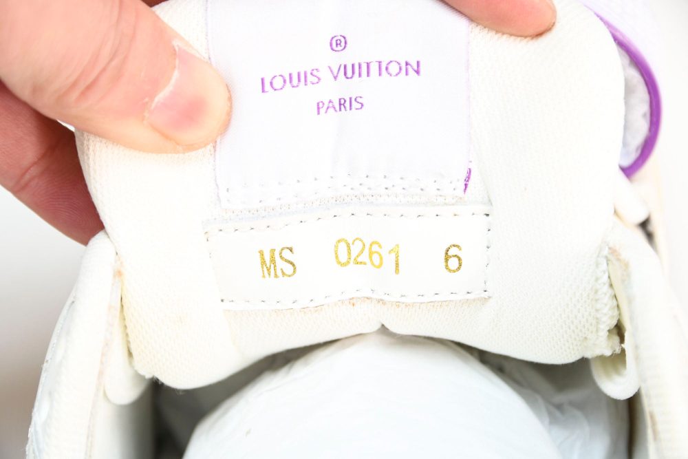 Louis Vuittоп Trainer Low Velcro Strap 'Violet Mesh' - Image 14