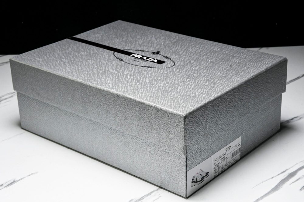 Prada America's Cup Sneaker 'Black Silver White' v2 - Image 22