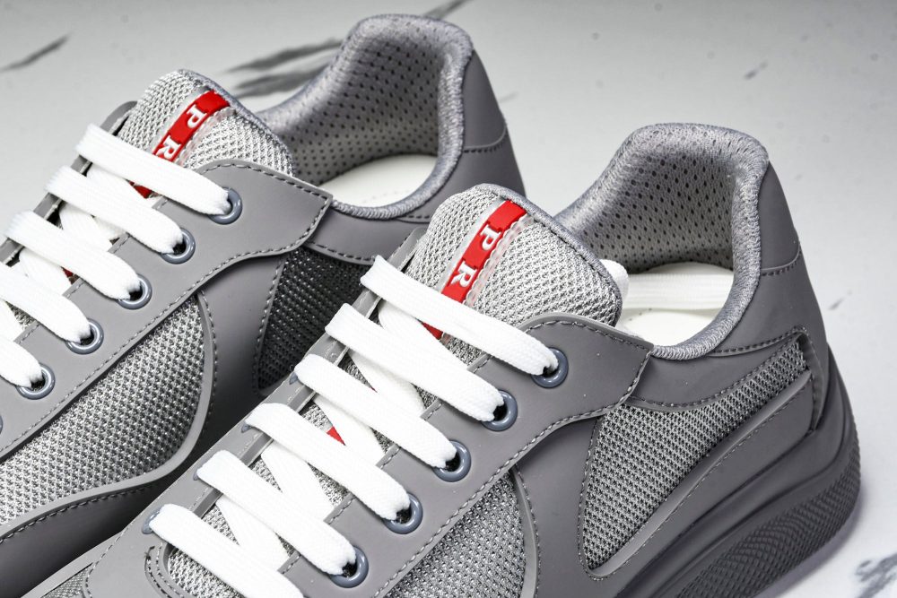 Prada America's Cup Sneaker Soft Rubber 'Steel Grey' - Image 18