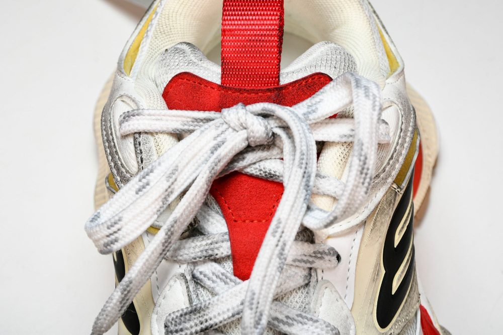 Cargo Sneaker 'White Red' - Image 11