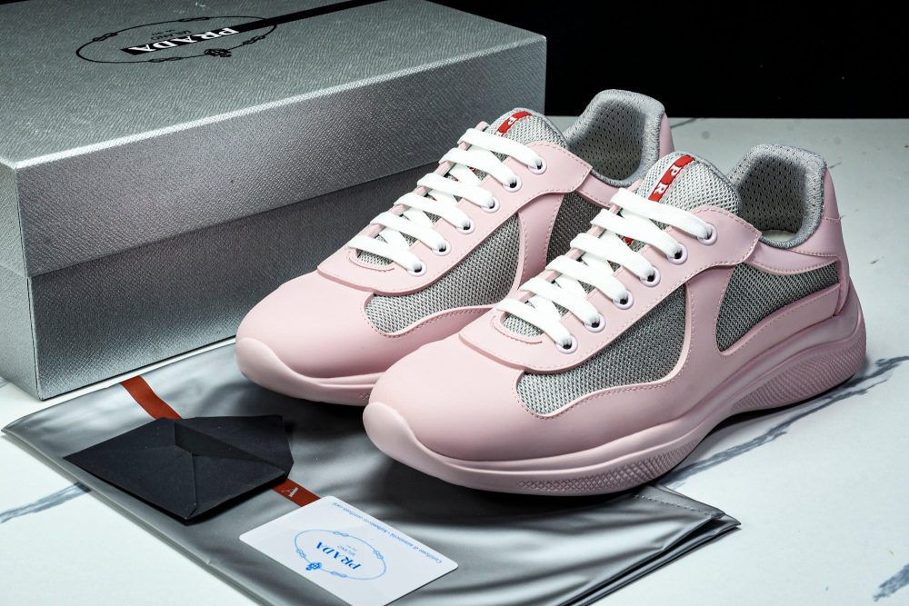 Prada America's Cup Sneaker Soft Rubber 'Pink' - Image 20