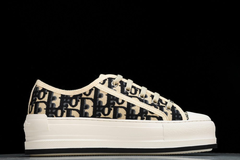 D1or Walk'N'D1or Platform Sneaker 'Oblique Dark Blue' - Image 3