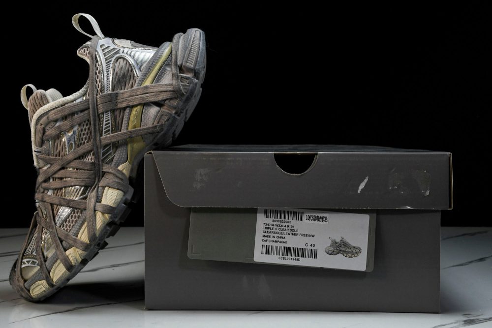 3XL Sneaker Extreme Lace 'Silver' - Image 26