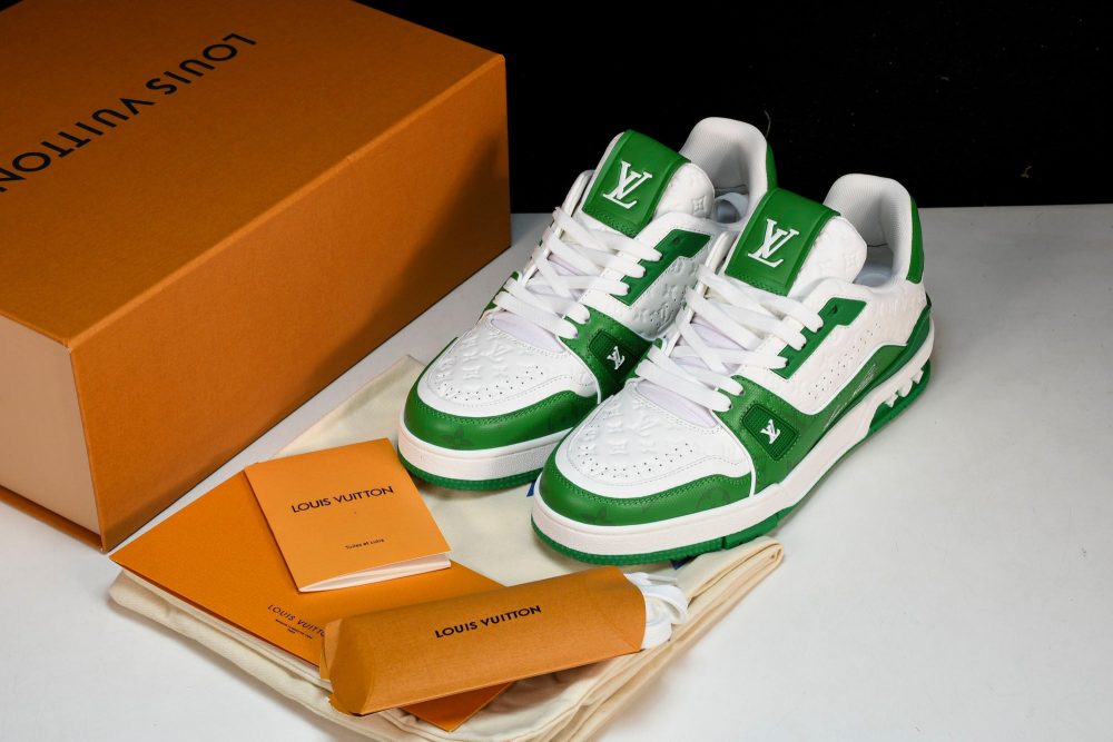 Louis Vuittоп Trainer Low 'Signature Green' - Image 20