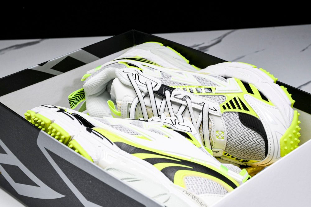Off-White "Be Right Back" Sneaker 'White Fluorescent' - Image 22