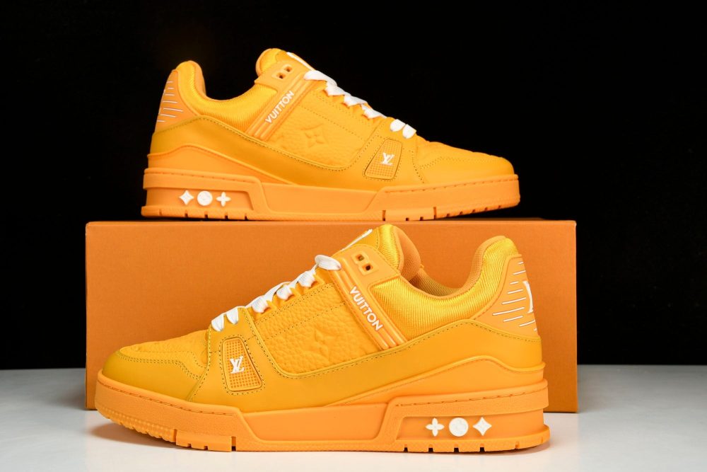 Louis Vuittоп Trainer Low 'Yellow Embossed' - Image 22